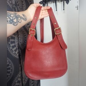 Vintage Coach Red Faith Oliver Legrone's Legacy 9949❤️❤️ RARE